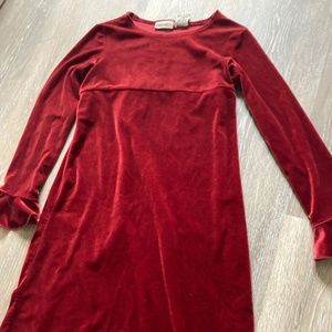 Girls red formal dress